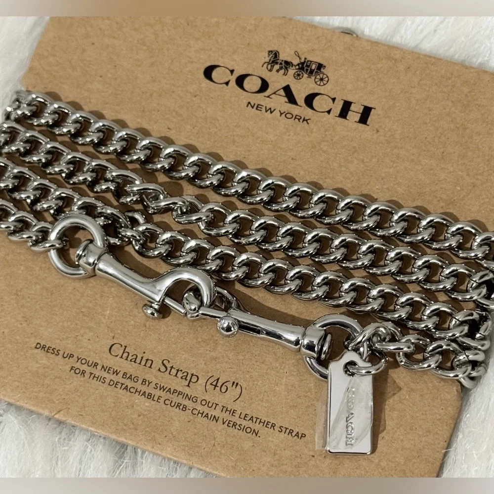 Coach Signature Reversible Crossbody Bag Black Grey Ivory Silver Hardware EUC